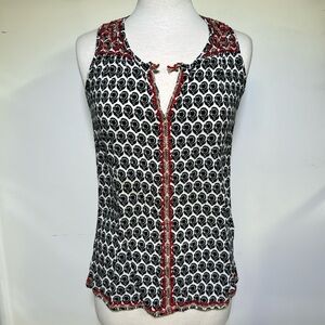 Solitaire Woman’s Pullover Boho Top Size M